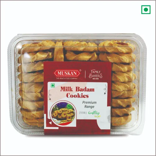 milk badam cookies